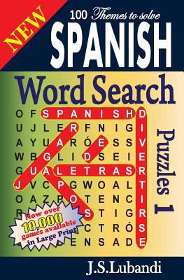 New SPANISH Word Search Puzzles [Spanish] 1497590132 Book Cover