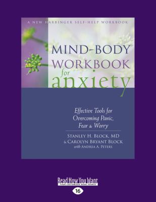 Mind-Body Workbook for Anxiety: Effective Tools... [Large Print] 1458793818 Book Cover