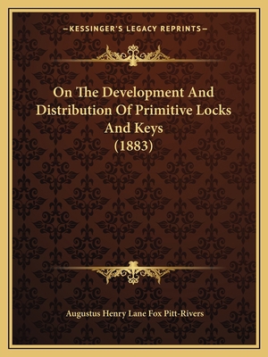 On The Development And Distribution Of Primitiv... 1166930238 Book Cover