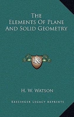 The Elements of Plane and Solid Geometry 1163502200 Book Cover