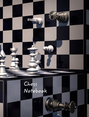 Chess Notebook: Large College Ruled Abstract Ch... 046436910X Book Cover