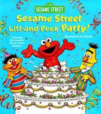 Sesame Street Lift-And-Peek Party! 0679889795 Book Cover