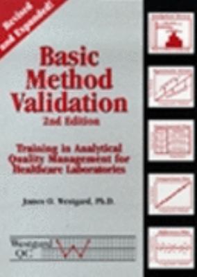 Basic Method Validation 188695819X Book Cover