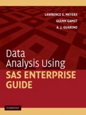 Data Analysis Using SAS Enterprise Guide 0511804784 Book Cover