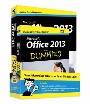 Office 2013 for Dummies, Book + DVD Bundle 1118497112 Book Cover
