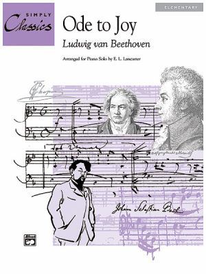 Ode to Joy (Theme from 9th Symphony): Sheet 0739013416 Book Cover