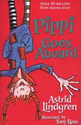 Pippi Goes Aboard. Astrid Lindgren 0192733079 Book Cover