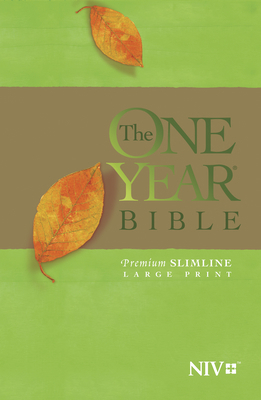 One Year Bible-NIV-Premium Slimline Large Print [Large Print] 1414359853 Book Cover