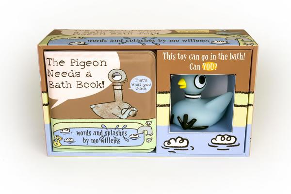 The Pigeon Needs a Bath Book with Pigeon Bath T... 136804865X Book Cover