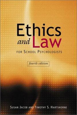 Ethics and Law for School Psychologists 047120949x Book Cover