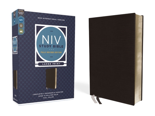 NIV Study Bible, Fully Revised Edition, Large P... [Large Print] 0310090334 Book Cover