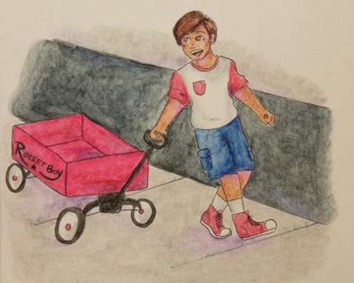 Paperback Santa Didn't Bring Me a Little Red Wagon Book