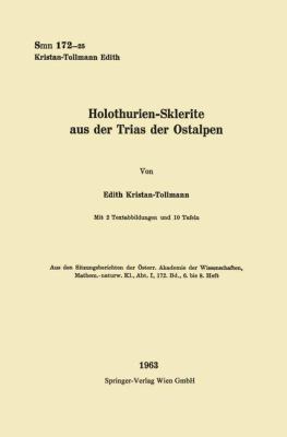 Holothurien-Sklerite Aus Der Trias Der Ostalpen [German] 3662235013 Book Cover