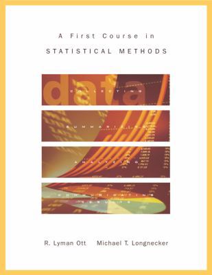 A First Course in Statistical Methods [With CDROM] B007YTIY8K Book Cover