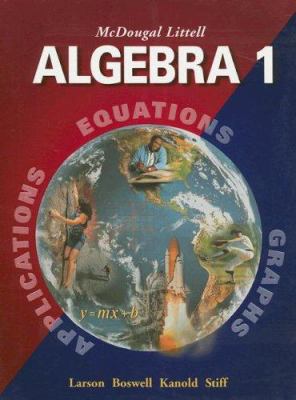 McDougal Littell Algebra 1: Student Edition (C)... 0618250182 Book Cover