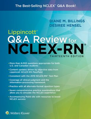 Lippincott Q&A Review for Nclex-RN 1975104668 Book Cover