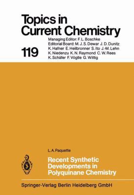 Recent Synthetic Developments in Polyquinane Ch... 3662152940 Book Cover