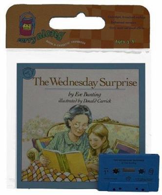 The Wednesday Surprise Book & Cassette [With Book] [Large Print] 0395586992 Book Cover