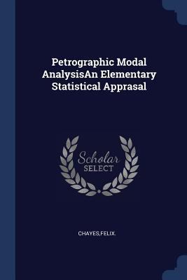 Petrographic Modal AnalysisAn Elementary Statis... 1377044408 Book Cover