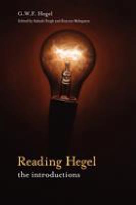 Reading Hegel: The Introductions 0980544017 Book Cover