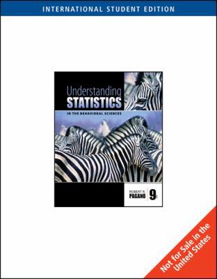Understanding Statistics in the Behavioral Scie... 0495596574 Book Cover
