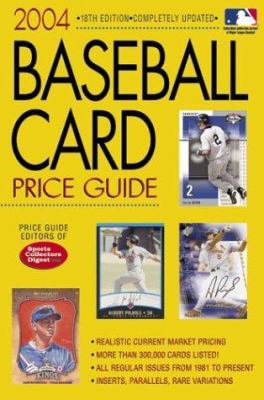 Baseball Card Price Guide 0873498429 Book Cover