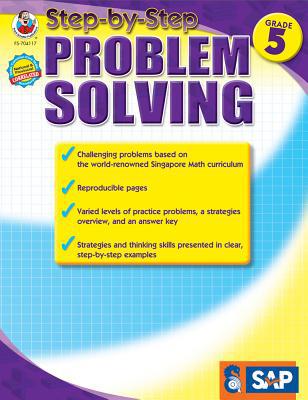 Step-By-Step Problem Solving, Grade 5 1609964802 Book Cover