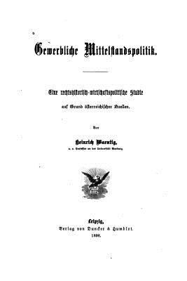 Gewerbliche Mittelstandspolitik [German] 1530773512 Book Cover