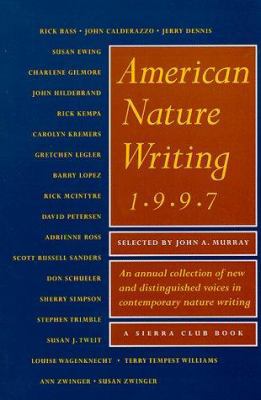 American Nature Writing 0871563959 Book Cover