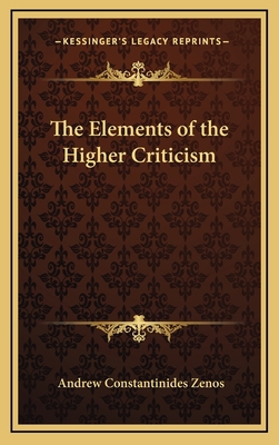 The Elements of the Higher Criticism 1163378399 Book Cover