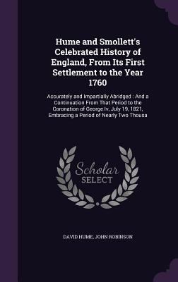 Hume and Smollett's Celebrated History of Engla... 1341007618 Book Cover