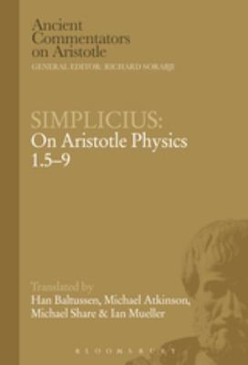 Simplicius: On Aristotle Physics 1.5-9 0715638572 Book Cover