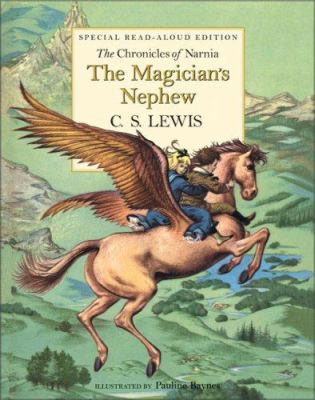 The Magician's Nephew [Large Print] 0060875887 Book Cover
