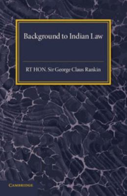 Background to Indian Law 1316603717 Book Cover