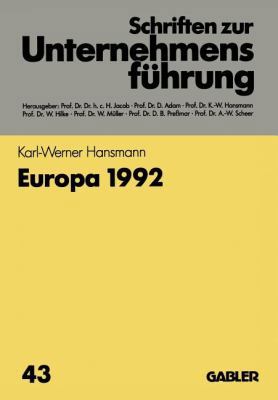 Europa 1992 [German] 3409132090 Book Cover