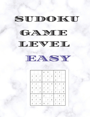 Sudoku Game Level Easy: Large sized sudoku numb... B08FRJGW17 Book Cover