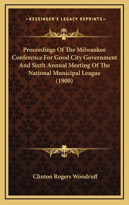 Proceedings of the Milwaukee Conference for Goo... 1165017628 Book Cover