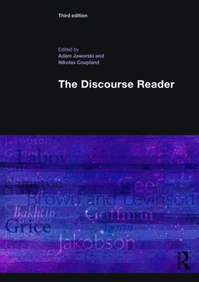 The Discourse Reader 0415629497 Book Cover