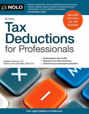 Tax Deductions for Professionals 1413317669 Book Cover