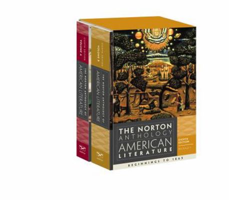 The Norton Anthology of American Literature 2 V... 0393913090 Book Cover