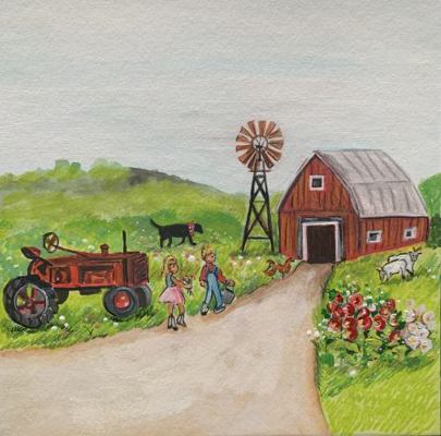 Hardcover Is for Auger : A Farm Kid's Alphabet Book