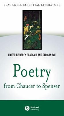 Poetry from Chaucer to Spenser: Based on Chauce... 0631229876 Book Cover