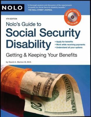 Nolo's Guide to Social Security Disability: Get... 1413307647 Book Cover