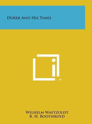 Durer and His Times 1258855712 Book Cover