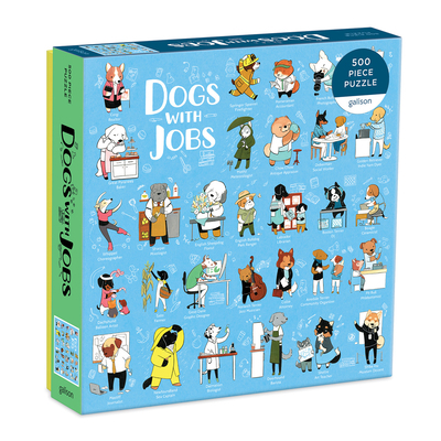 Toy Dogs with Jobs 500 Piece Puzzle Book