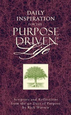 Daily Inspiration for the Purpose Driven Life - B002V49GX0 Book Cover