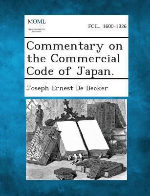 Commentary on the Commercial Code of Japan. 1289357196 Book Cover