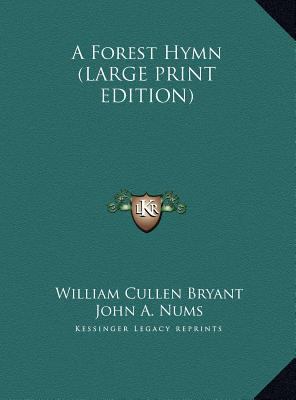 A Forest Hymn [Large Print] 116989769X Book Cover