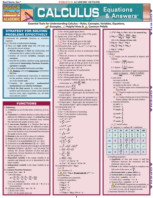 Calculus Equations & Answers 1423208560 Book Cover