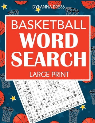 Basketball Word Search [Large Print] 1647900158 Book Cover